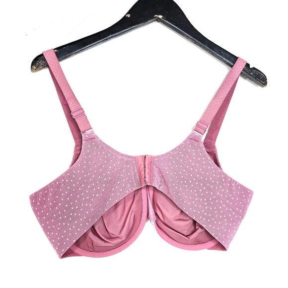 Wacoal Blush Pink Glitter Back Appeal Underwired Bra Back Smoothing - Picture 5 of 9